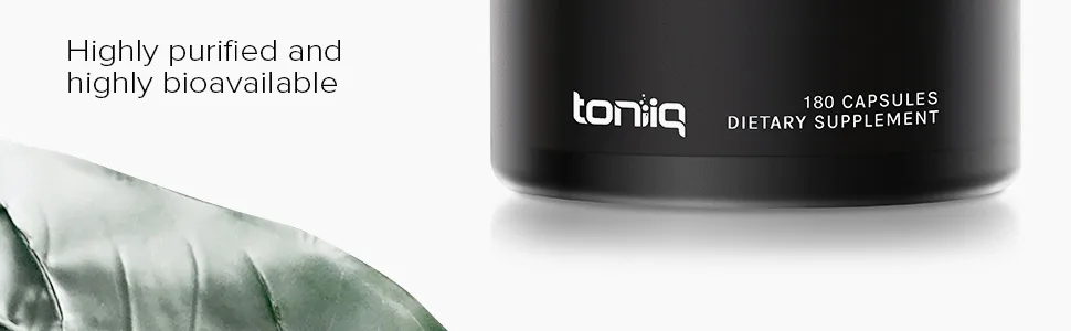 Toniiq Ultra High Purity Hyaluronic Acid High Strength with Vitamin C - 180 Capsules - product information 8