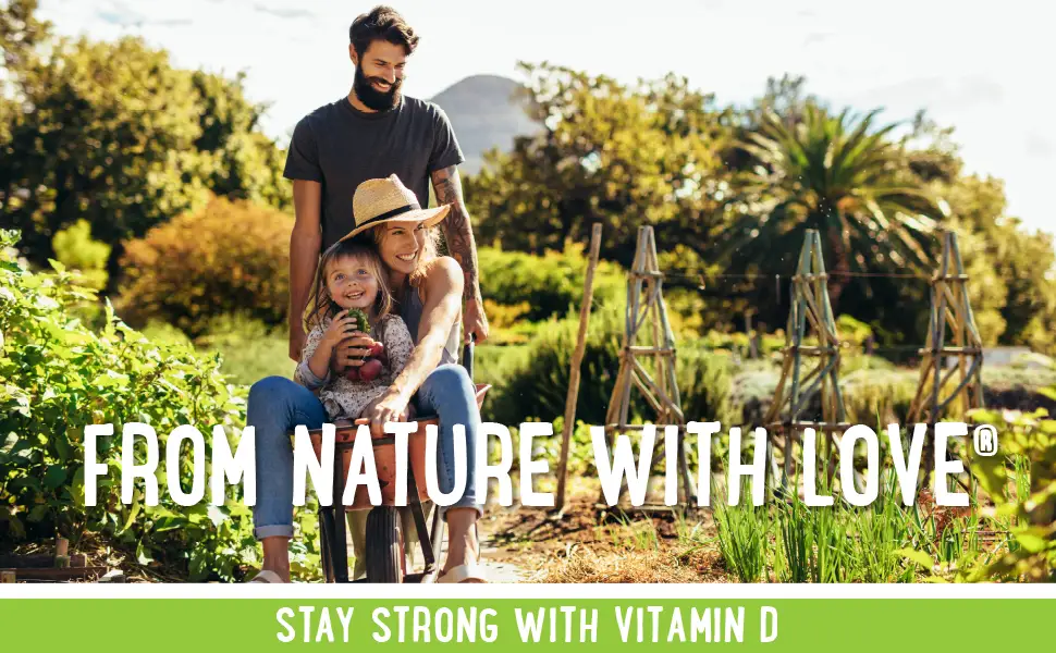 NATURELO Vitamin D - 2500 IU Plant Based - 180 Capsules - vitamin d, naturelo