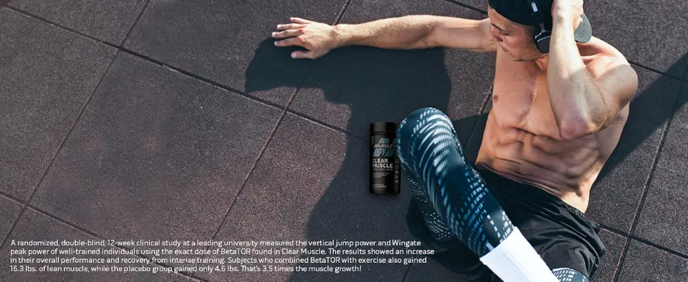 MuscleTech Clear Muscle HMB Free Acid - 84 Capsules - Clear Muscle
