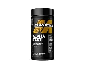MuscleTech Testosterone Booster - T-Boost Mens Supplement with Tribulus Terrestris & Boron - for Muscle Growth, Stamina & Energy - 120 Pills - Alpha Test