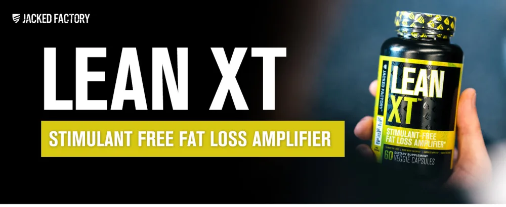 Jacked Factory Lean-XT Non Stimulant Fat Burner - 60 Capsules - Lean-XT Stim-Free