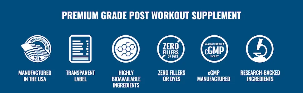 Jacked Factory Growth Surge Post Workout Muscle Builder with Creatine - Premium Grade Post-Workout Supplement