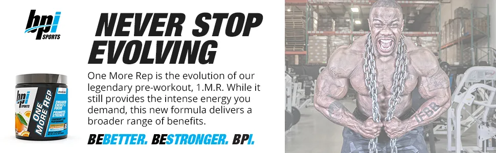 BPI Sports One More Rep Pre-Workout Powder - energy pre workout