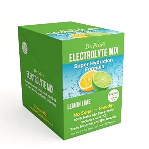Dr Price's Electrolyte Mix Super Hydration Formula - 30 Packets - product information 3