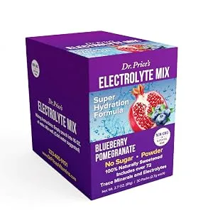 Dr Price's Electrolyte Mix Super Hydration Formula - 30 Packets - product information 4