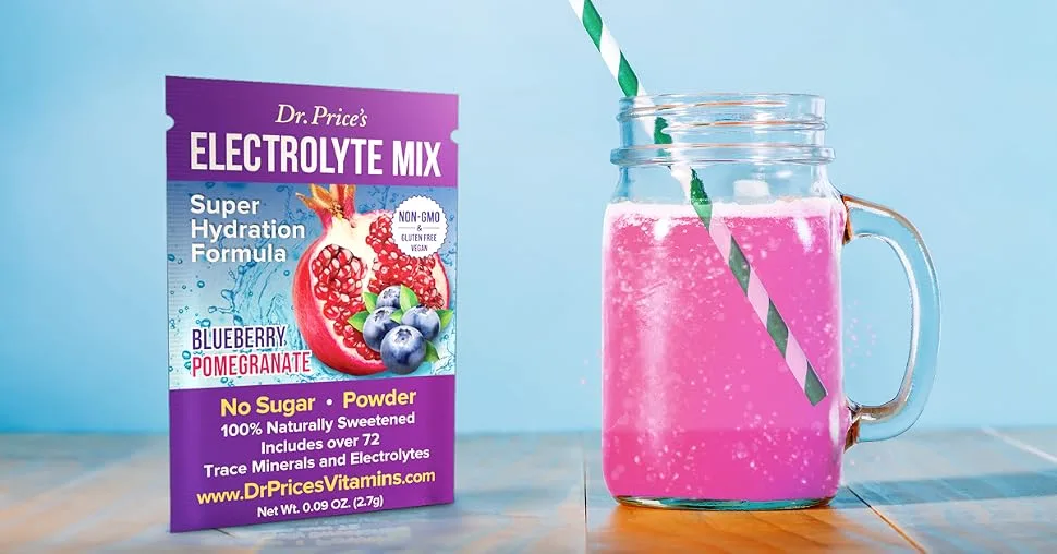 Dr Price's Electrolyte Mix Super Hydration Formula - 30 Packets - product information 6