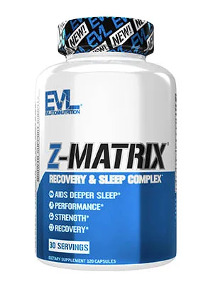Evlution Nutrition Z Matrix Nighttime Recovery and Sleep Support - 30 Servings - product information 2