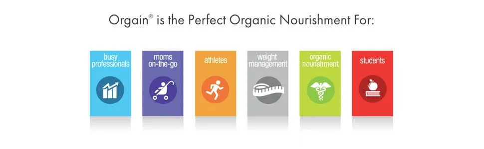 Orgain Organic Plant Based Meal Replacement Powder  - product information 2