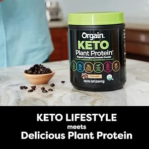 Orgain Keto Plant-Based Protein Powder - product information 3