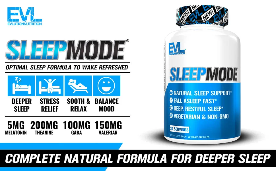EVLution Nutrition SleepMode - 60 Capsules - sleep mode