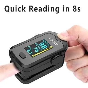 ANKOVO Pulse Oximeter Fingertip, Blood Oxygen Saturation Monitor for Pulse Rate  - product information 3