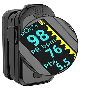 ANKOVO Pulse Oximeter Fingertip, Blood Oxygen Saturation Monitor for Pulse Rate  - product information 4
