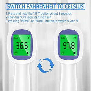 LPOW Forehead Thermometer for Adults 2 in 1 Dual Mode  - Forehead thermometer