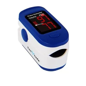 Zacurate 500BL Fingertip Pulse Oximeter Blood Oxygen - Navy Blue - 500BL