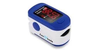 Zacurate 500BL Fingertip Pulse Oximeter Blood Oxygen - Navy Blue - 500BL