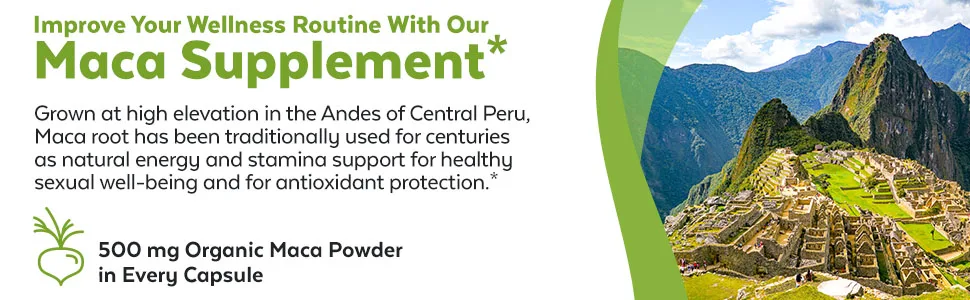 Viva Naturals Peruvian Maca Root - 250 Capsules - product information 4