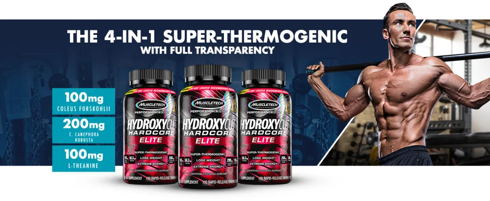 MuscleTech Hydroxycut Hardcore Elite Capsules - 100 Capsules  - product information 1