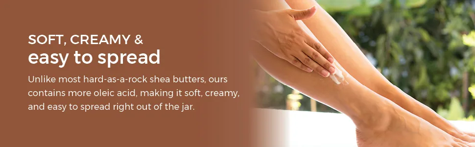 Viva Naturals, Organic Shea Butter - 16 oz - spreadable