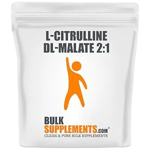 BulkSupplements L-Citrulline DL-Malate 2:1 - 500 Grams - l citrulline supplements, l citrulline powder, citrulline malate, l citrulline
