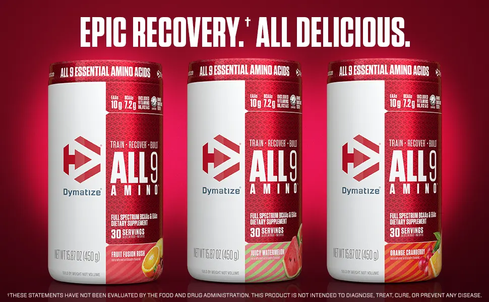 Dymatize All 9 Amino - Orange Cranberry - 30 Servings  - All9 Hero Image