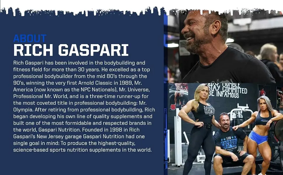 Gaspari Glutamine - 300 grams - product information 2