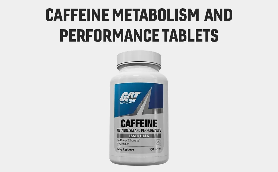 GAT Sport Essentials - 200 mg Caffeine - Metabolism and Performance 100 Tablets - banner 1