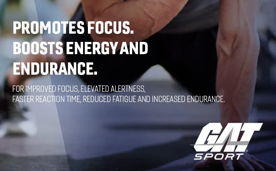 GAT Sport Essentials - 200 mg Caffeine - Metabolism and Performance 100 Tablets - banner 4