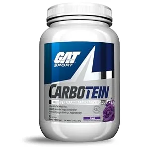 GAT SPORT Carbotein High-Performance Glycogen Loader 50 Servings (Grape) - Carbotien - Grape