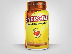 iSatori Energize - 84 Tablets - enhancement time vitamin 100mg energizer stimulant speed stay 24 bulk runners sugar muscle caffine