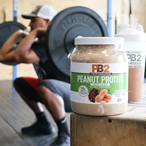 PB2 Performance Almond Protein Powder with Madagascar Vanilla - 1 Lbs - PB2 Performance Peanut Protein Vegan Plant-Based Taste