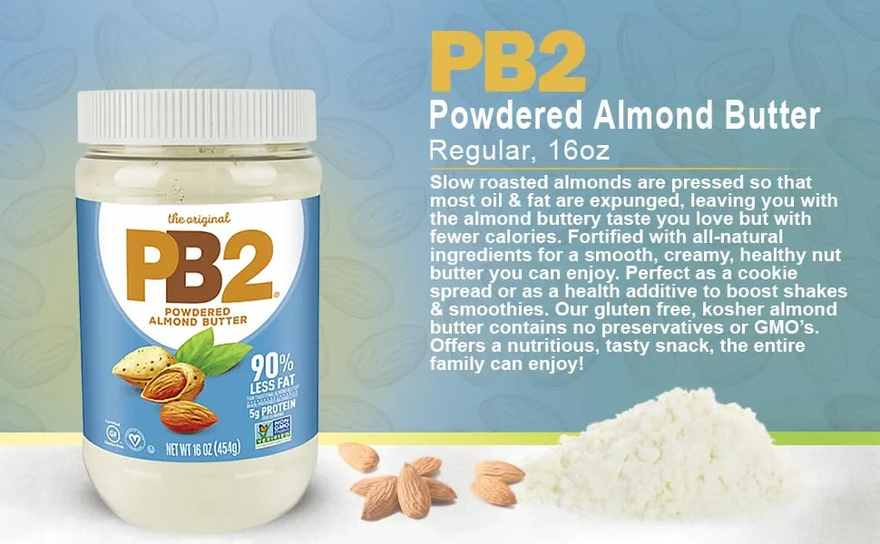 PB2 Powdered Roasted Almond Butter - 16 oz - almond butter