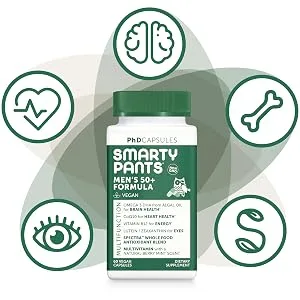 SmartyPants PhD Formula Daily Multivitamin for Men 50+ - 60 Capsules - product information 2