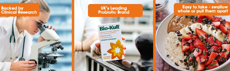 Bio-Kult Advanced Probiotics - 30 Capsules - probiotics for adults and kids, health supplements, probiotic supplements, probiotics that work