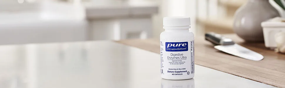Pure Encapsulations Digestive Enzymes Ultra - 90 Capsules - Pure Encapsulations - Digestive Enzymes Ultra - Comprehensive Blend of Vegetarian Digestive Enzymes