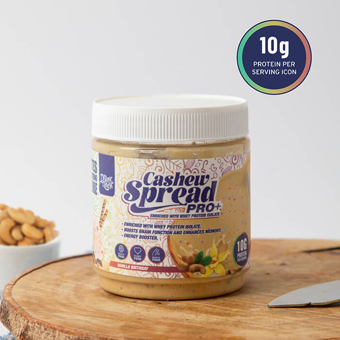 Organic Nation Cashew Spread pro+ Enriched With Whey protein Isolate